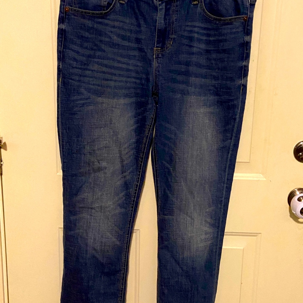 SEVEN7 JEANS BLUE STRAIGHT FIT
